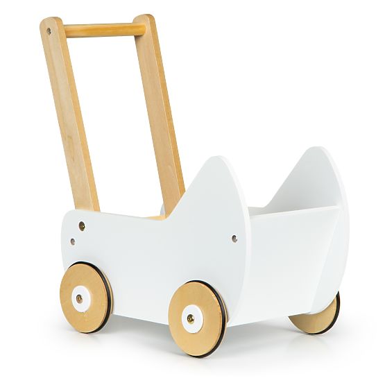 Poussette en bois pour poupées déambulateur ECOTOYS