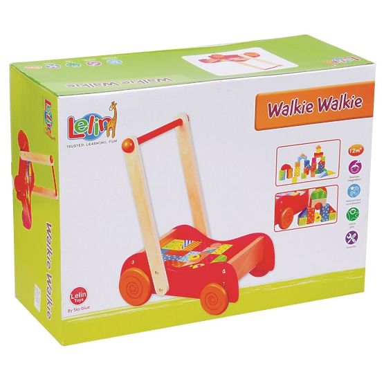 Poussette et insert en bois pour enfants