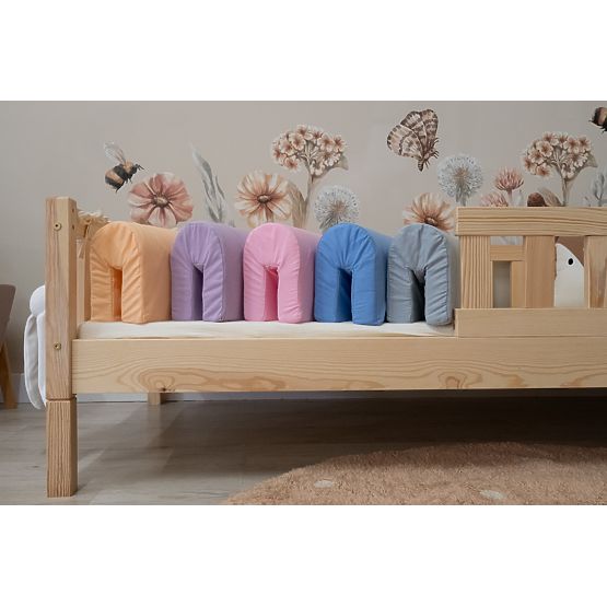 Protège-lit Ourbaby - Jersey - Rose