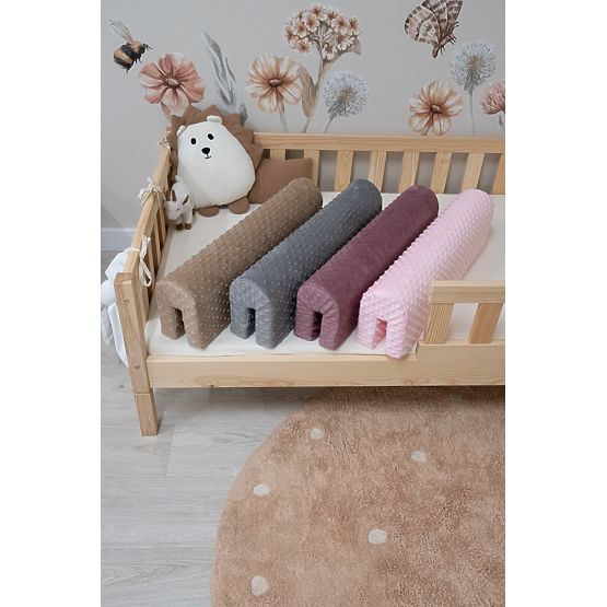 Protection de lit Ourbaby - vieux rose