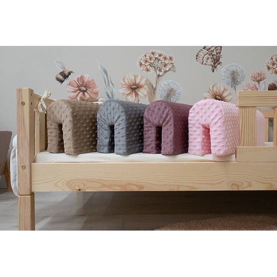 Protection de lit Ourbaby - vieux rose