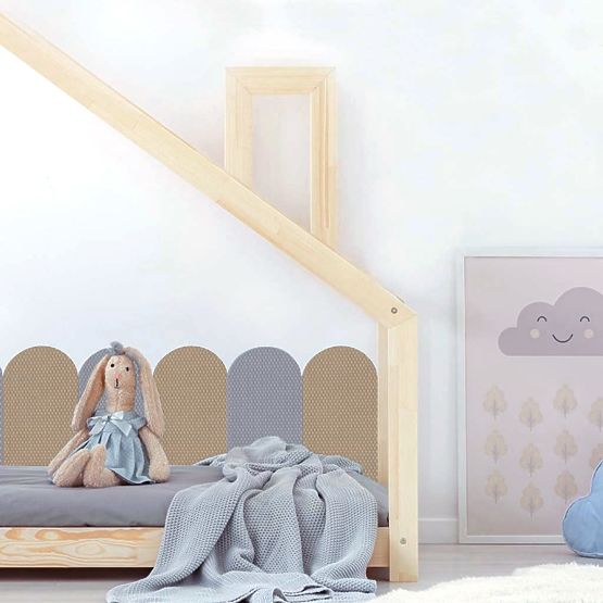 Protection murale en mousse - Panneaux gris