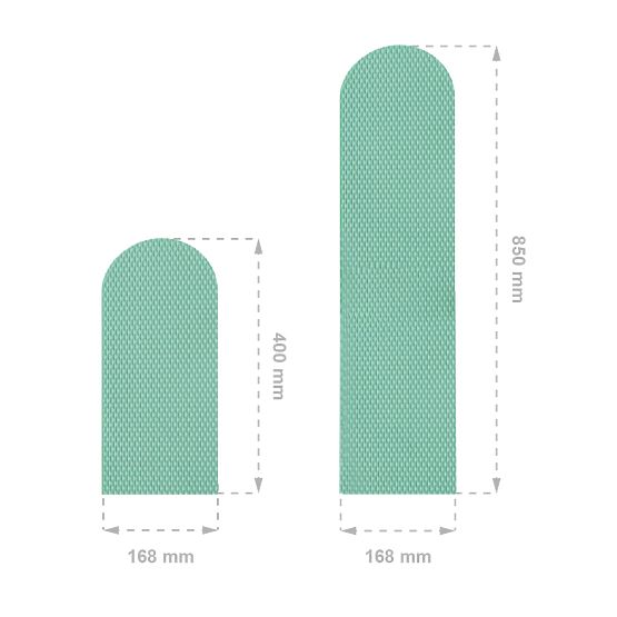 Protection murale en mousse - Panneaux vert pastel