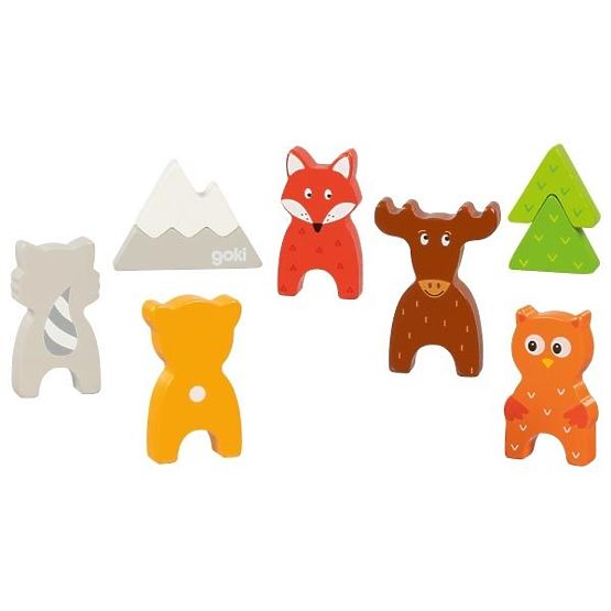 Puzzle 3D animaux de la forêt
