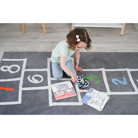 Puzzle avec billes Attrape et assemble les animaux arctiques