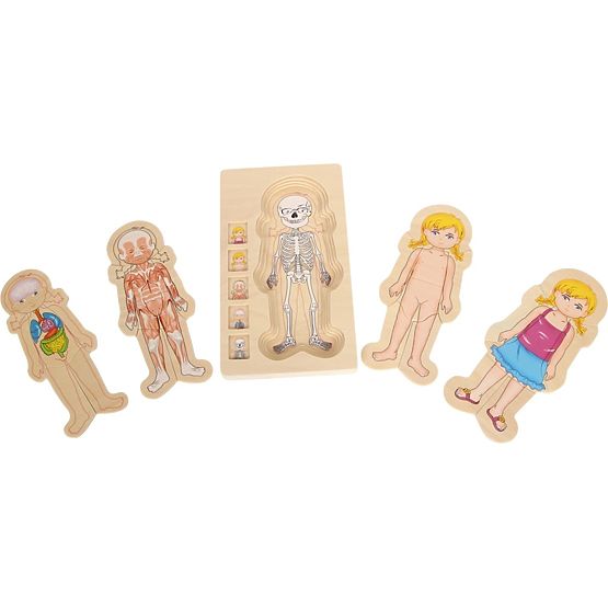 Puzzle d'anatomie en bois Small Foot