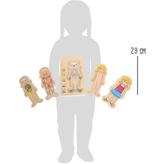 Puzzle d'anatomie en bois Small Foot