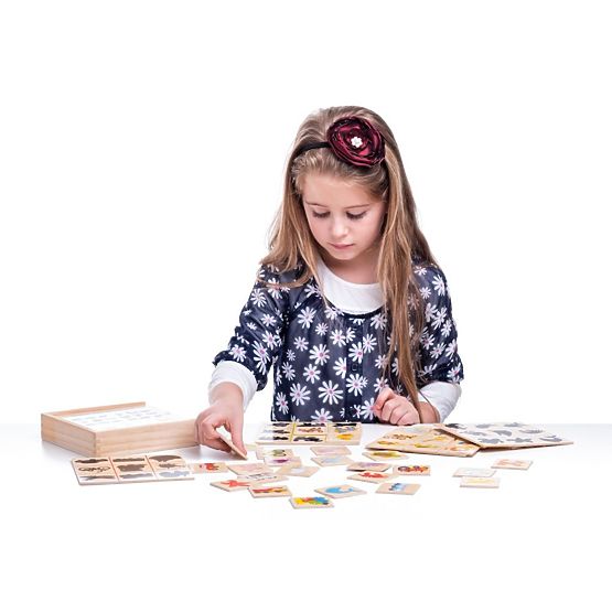 Puzzle d'assemblage trouve l'ombre