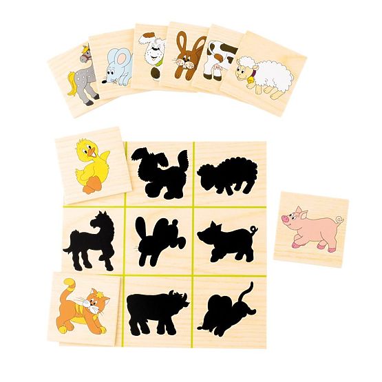 Puzzle d'assemblage trouve l'ombre