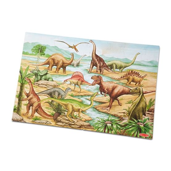 Puzzle de sol dinosaures 48 pièces