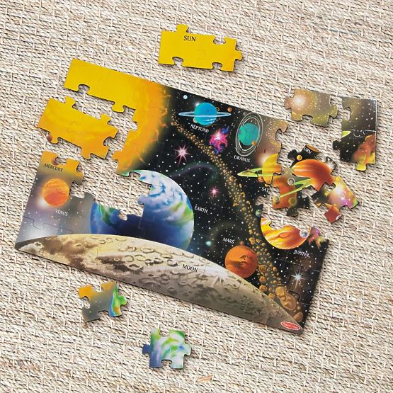 Puzzle de sol Système solaire 48 pièces