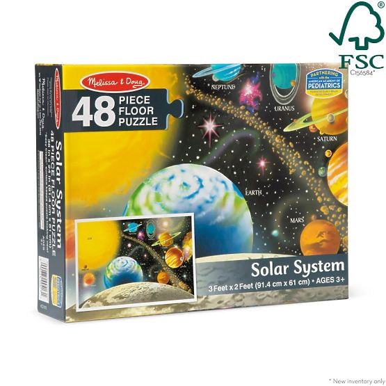 Puzzle de sol Système solaire 48 pièces