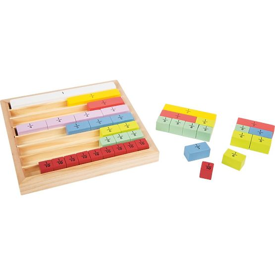 Puzzle éducatif sur les fractions