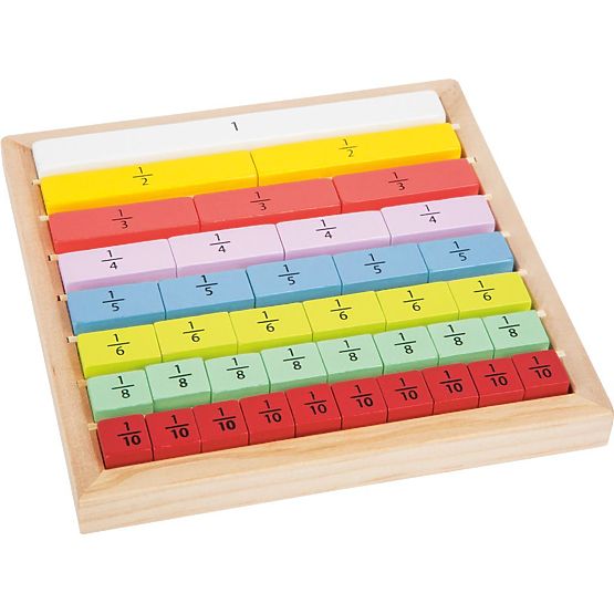 Puzzle éducatif sur les fractions