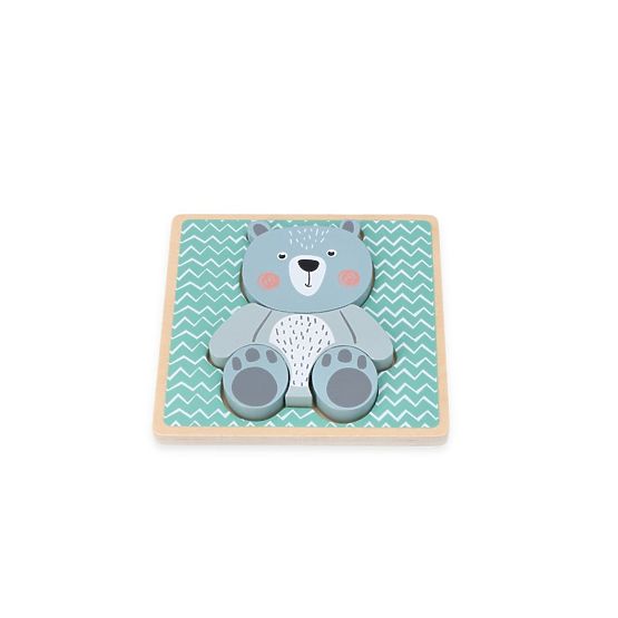 Puzzle en bois avec ourson