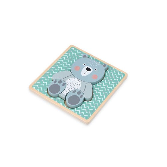 Puzzle en bois avec ourson