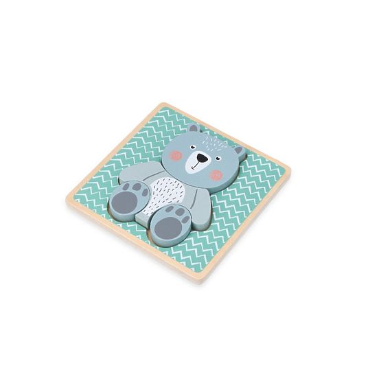 Puzzle en bois avec ourson