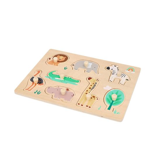 Puzzle en bois avec poignées Safari