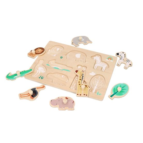 Puzzle en bois avec poignées Safari