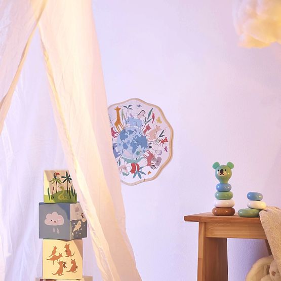 Puzzle en bois - le monde