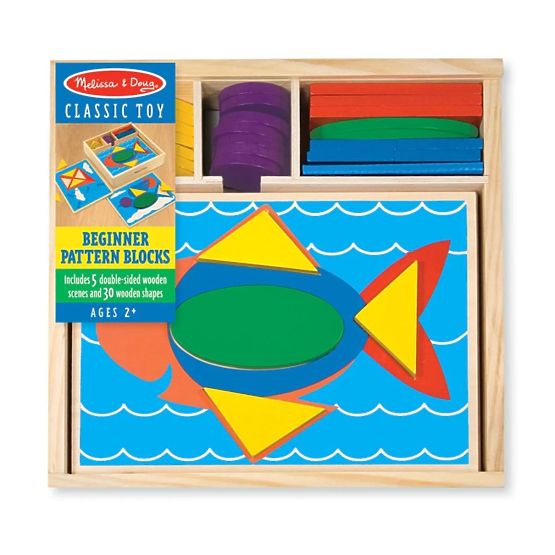 Puzzle en bois - Mosaïque - couleurs et formes