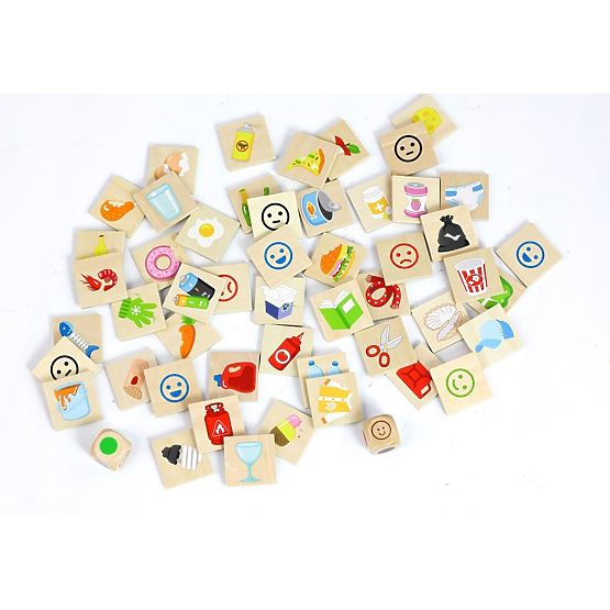 Puzzle en bois pour apprendre le tri des déchets