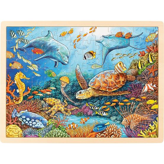 Puzzle en bois - Récif de corail