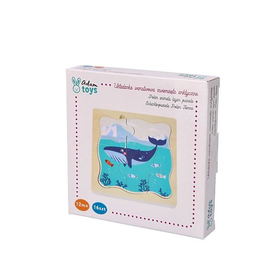 Puzzle en couches Animaux de l'Arctique