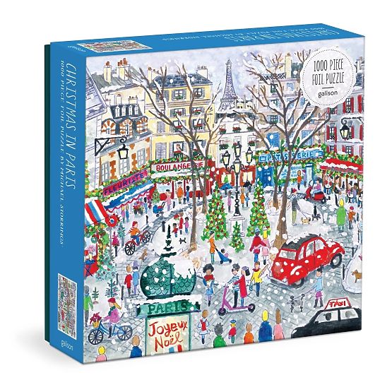 Puzzle en feuille de Michael Storrings Noël à Paris 1000 pièces