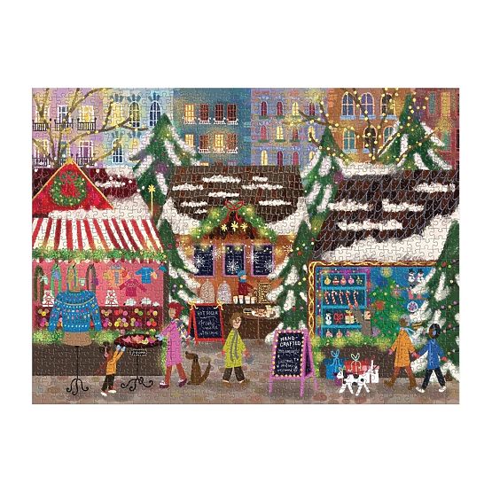 Puzzle en feuille Joy Laforme Marchés de Noël 1000 pièces