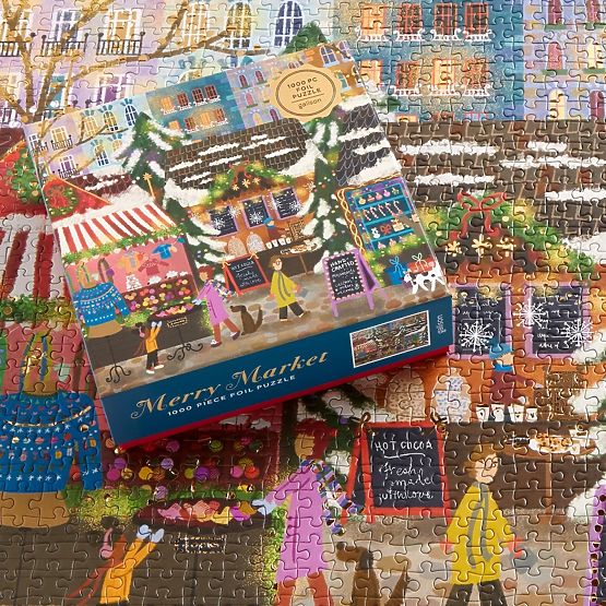Puzzle en feuille Joy Laforme Marchés de Noël 1000 pièces