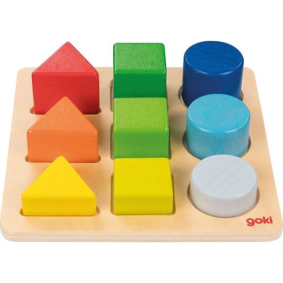 Puzzle formes sur socle