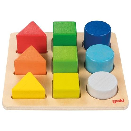 Puzzle formes sur socle