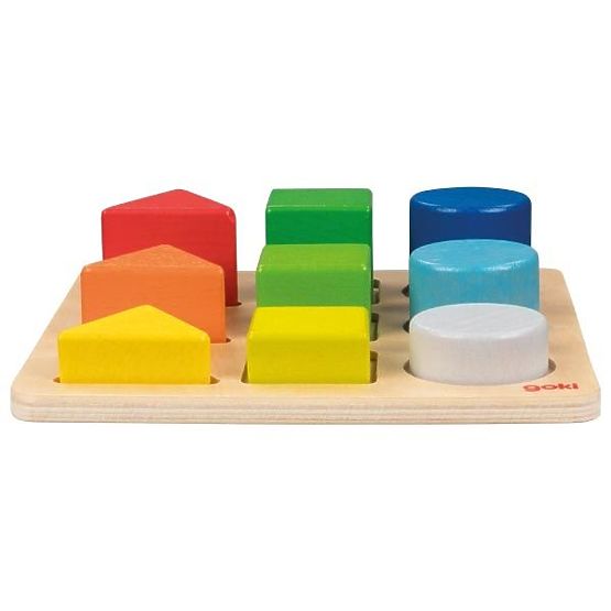 Puzzle formes sur socle