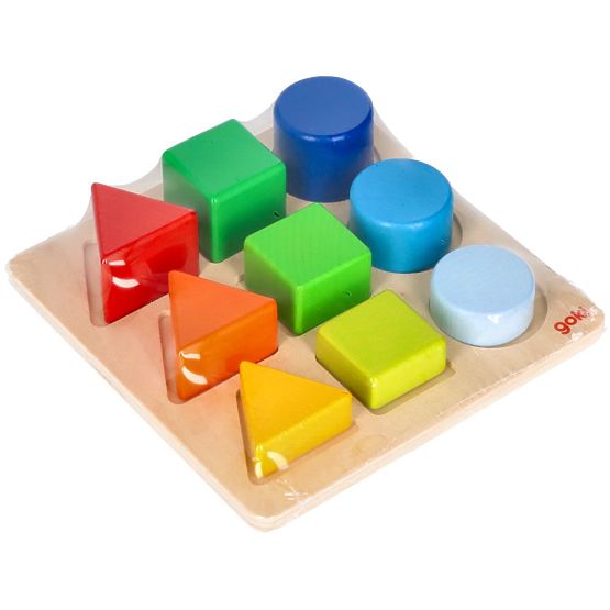 Puzzle formes sur socle