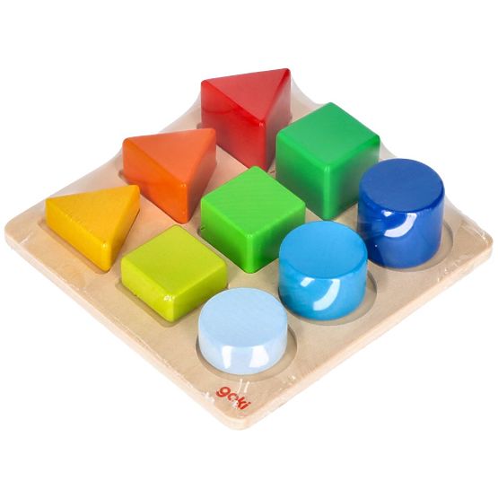 Puzzle formes sur socle