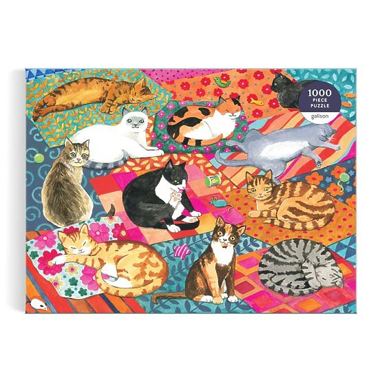Puzzle Galison Chats Paresseux 1000 pièces