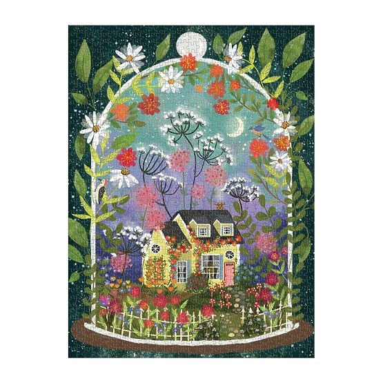 Puzzle Galison Jardin Fleuri Joy Laforme 1000 pièces