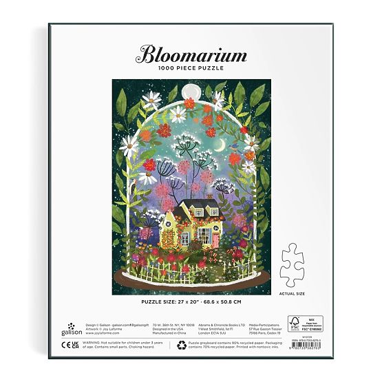 Puzzle Galison Jardin Fleuri Joy Laforme 1000 pièces