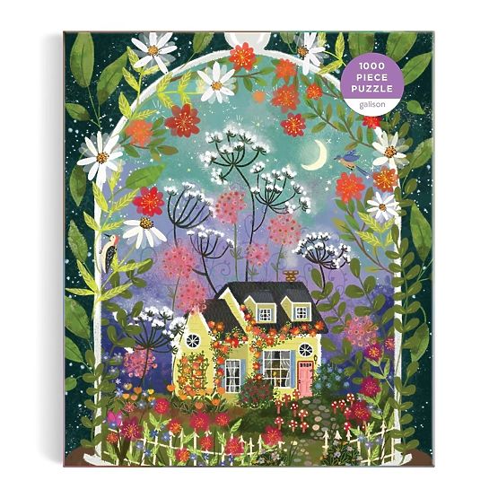 Puzzle Galison Jardin Fleuri Joy Laforme 1000 pièces