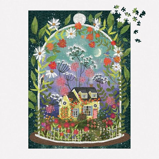 Puzzle Galison Jardin Fleuri Joy Laforme 1000 pièces