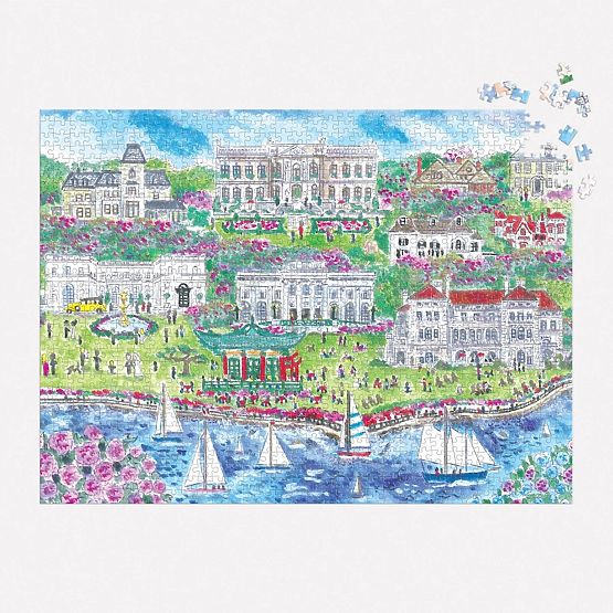 Puzzle Galison Michael Storrings Demeures de Newport 1000 pièces