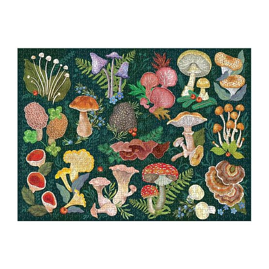 Puzzle Galison Monde des Champignons 1000 pièces