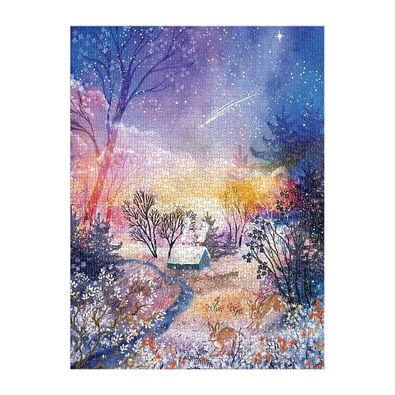 Puzzle Galison Paysage Enneigé Magique 1000 Pièces