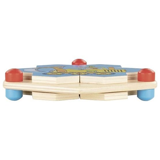 Puzzle hexagonal Goki véhicules