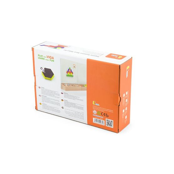 Puzzle magnétique géométrique