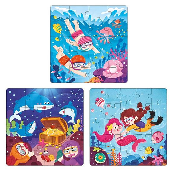 Puzzle magnétique Livre Monde sous-marin