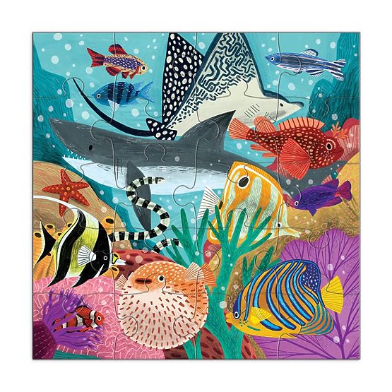 Puzzle Magnétique Mudpuppy Profondeurs de la Mer 2x20 Pièces