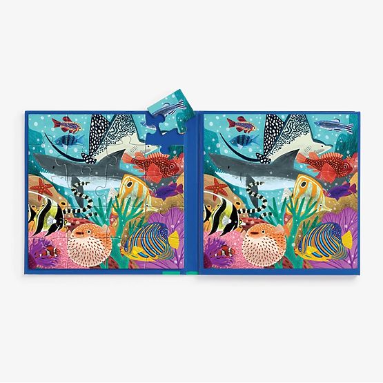 Puzzle Magnétique Mudpuppy Profondeurs de la Mer 2x20 Pièces