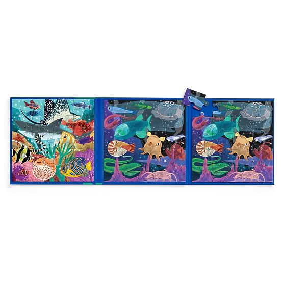 Puzzle Magnétique Mudpuppy Profondeurs de la Mer 2x20 Pièces